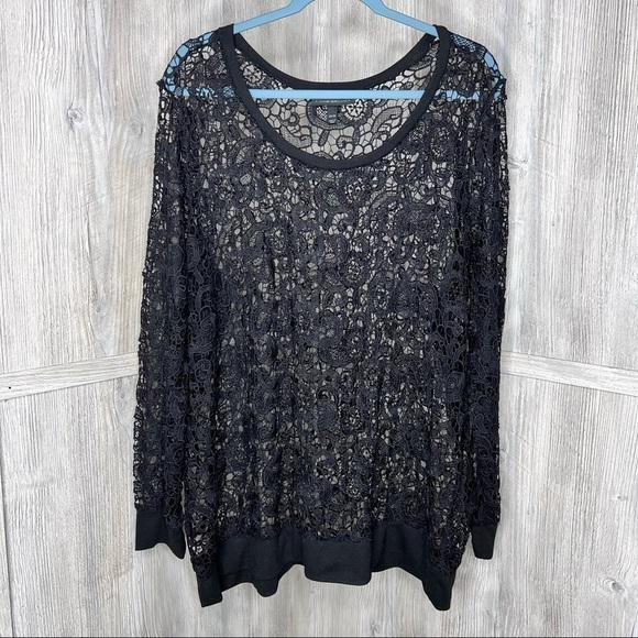 Lane Bryant Crochet Tunic - Picture 1 of 4